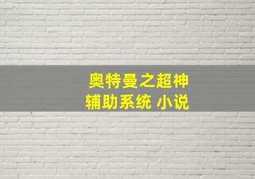 奥特曼之超神辅助系统 小说